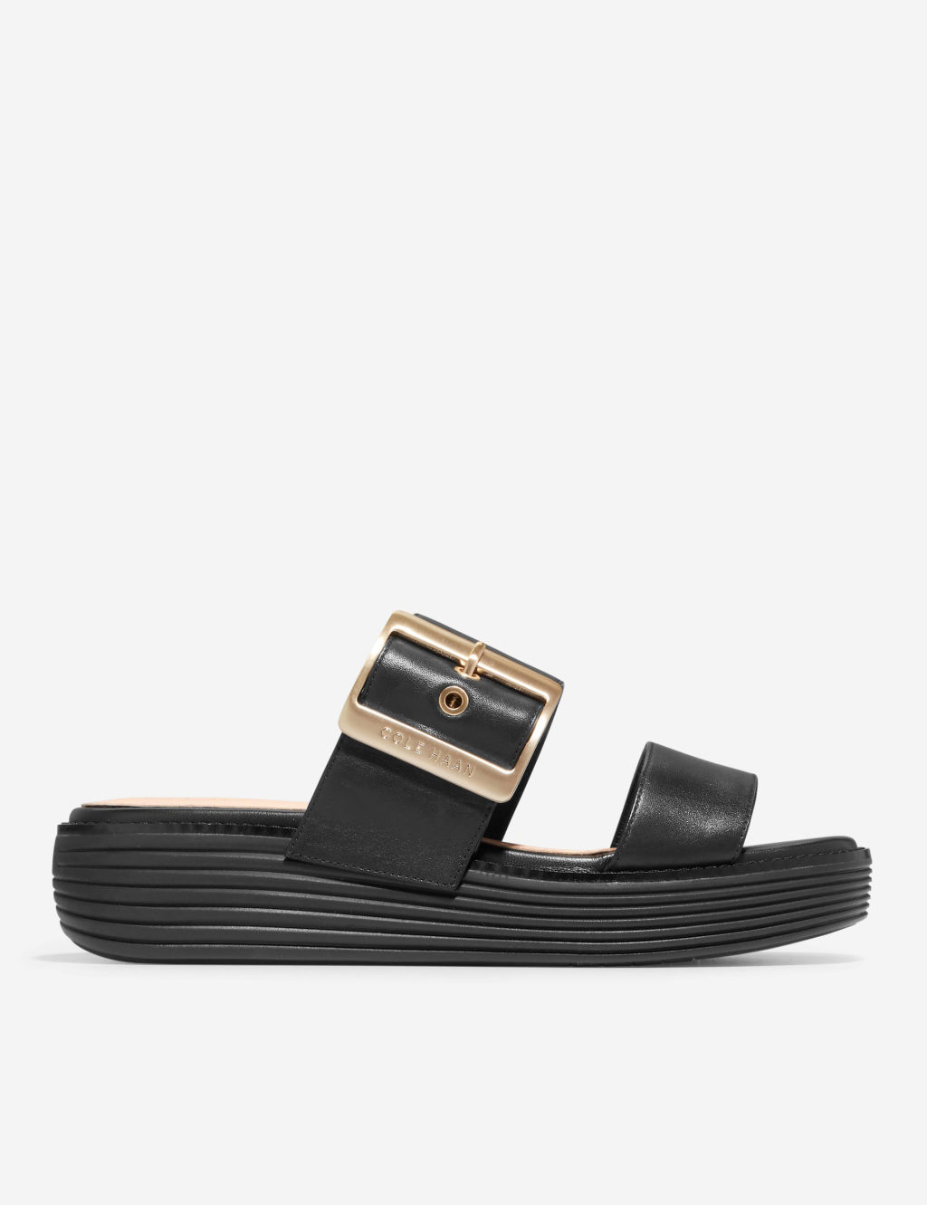 Cole haan leather slides hotsell