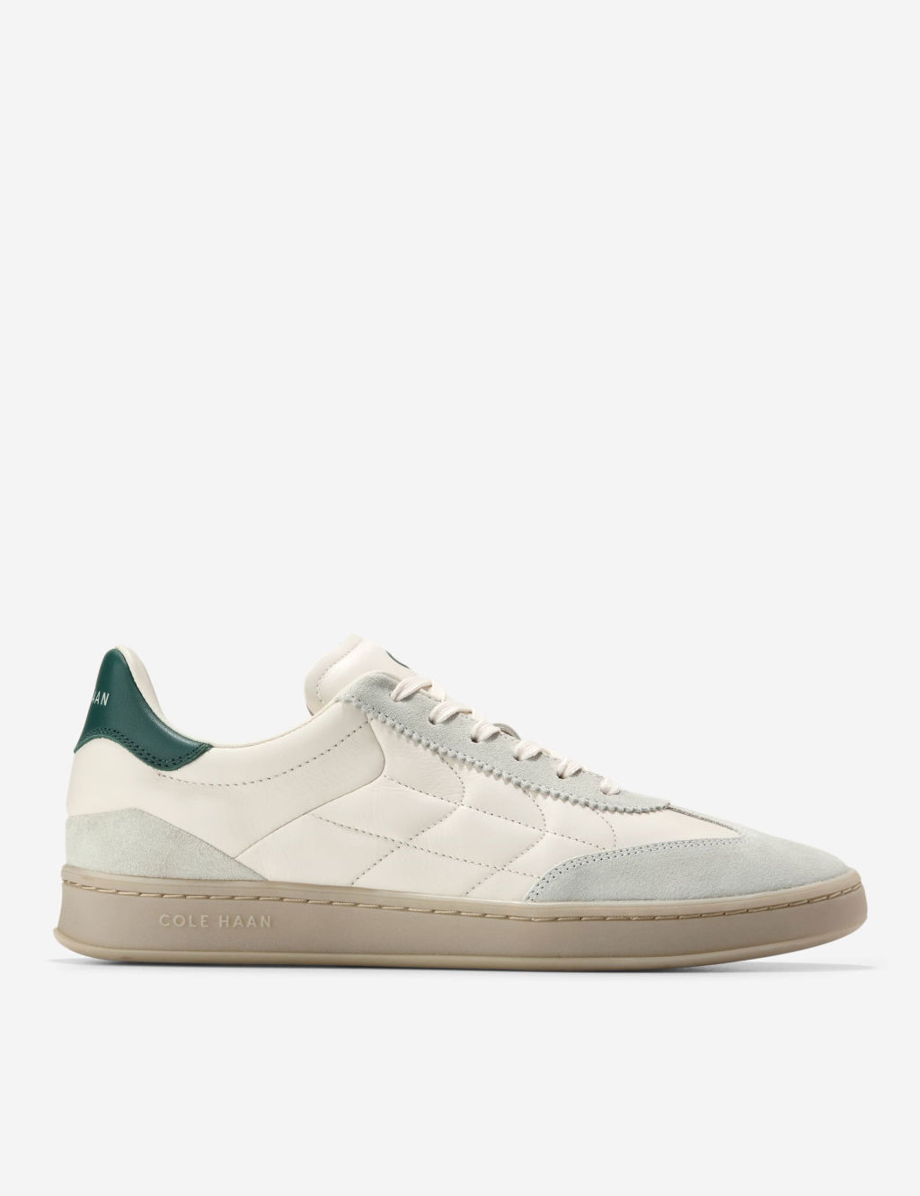 Leather Lace up Trainers