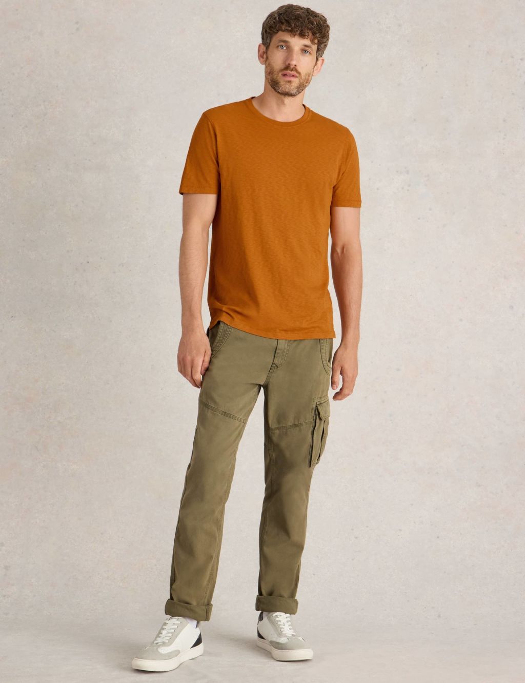 Pure Cotton Crew Neck T-Shirt