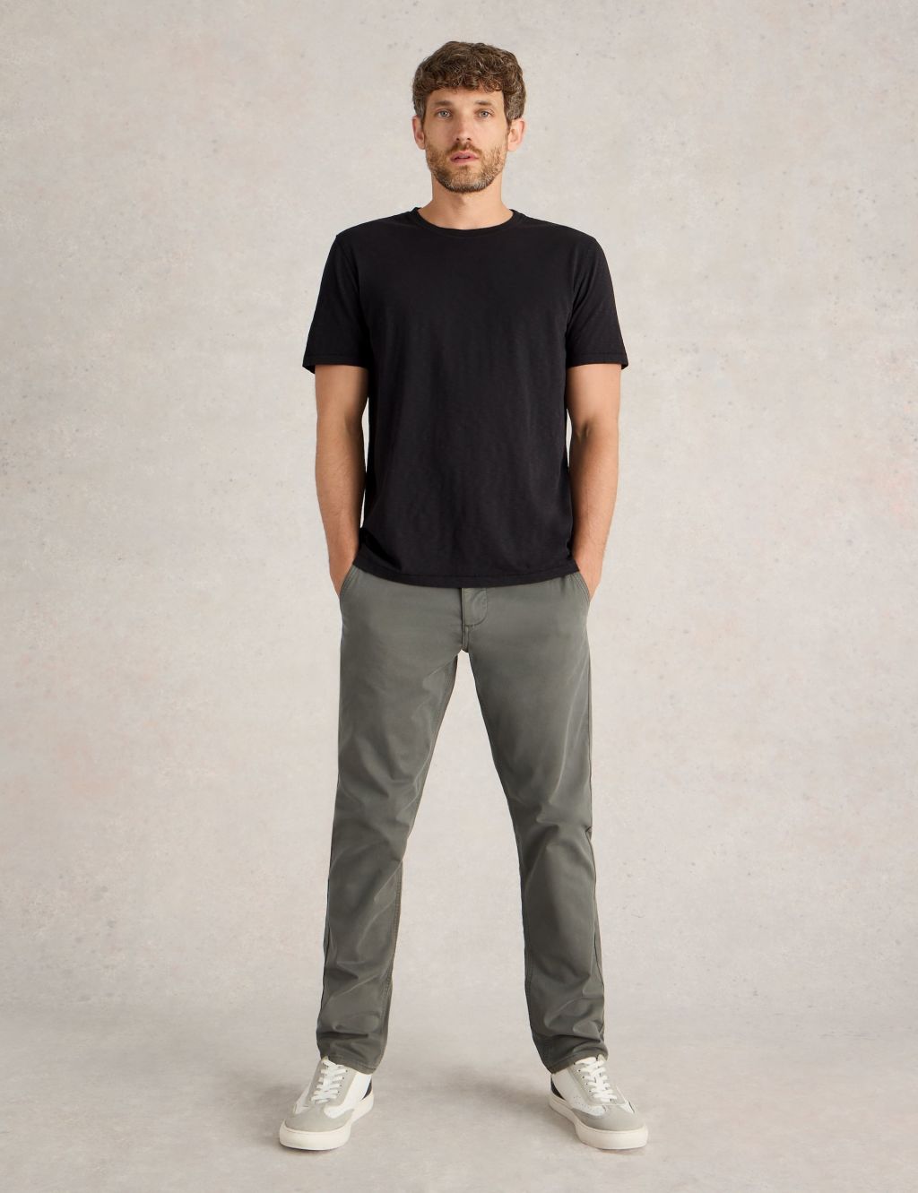 Pure Cotton Crew Neck T-Shirt