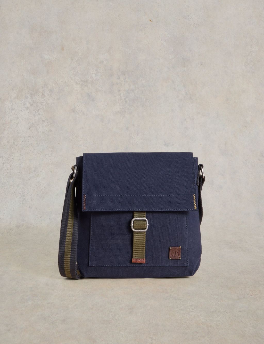 Canvas Colourblock Crossbody Bag