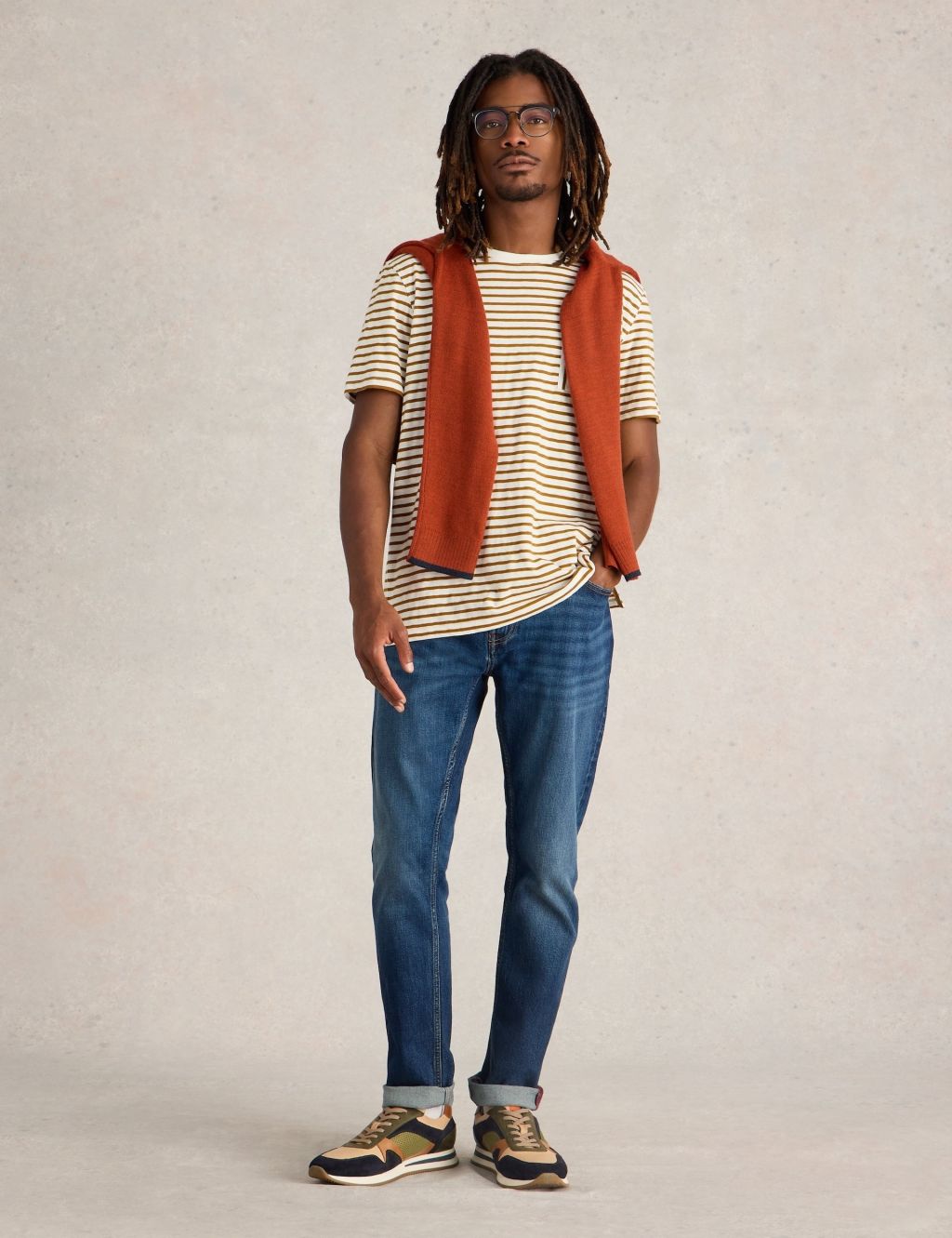 Pure Cotton Striped T-Shirt 3 of 5