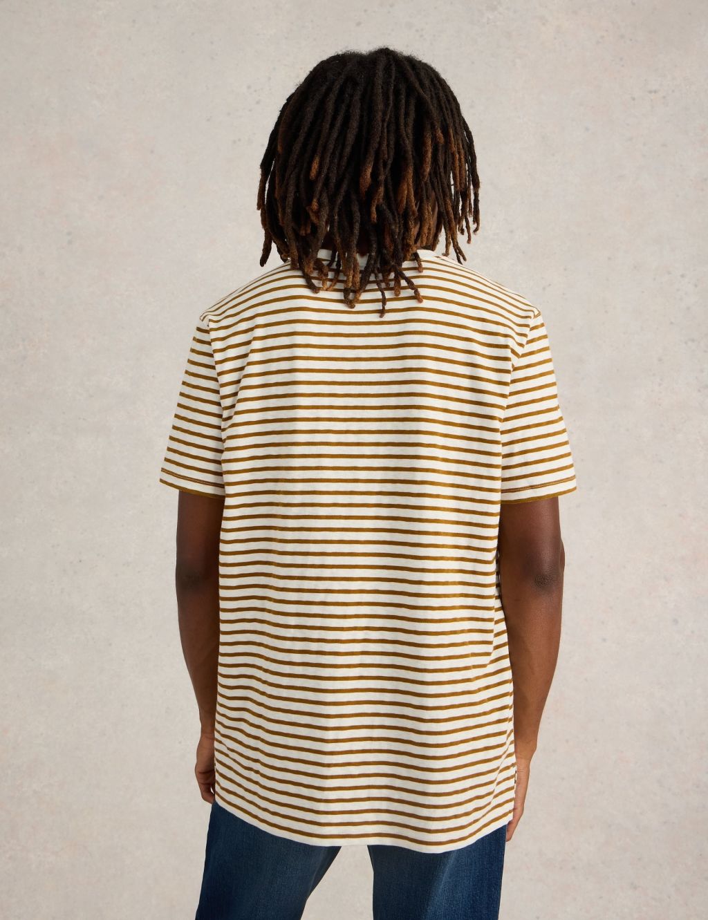 Pure Cotton Striped T-Shirt 2 of 5