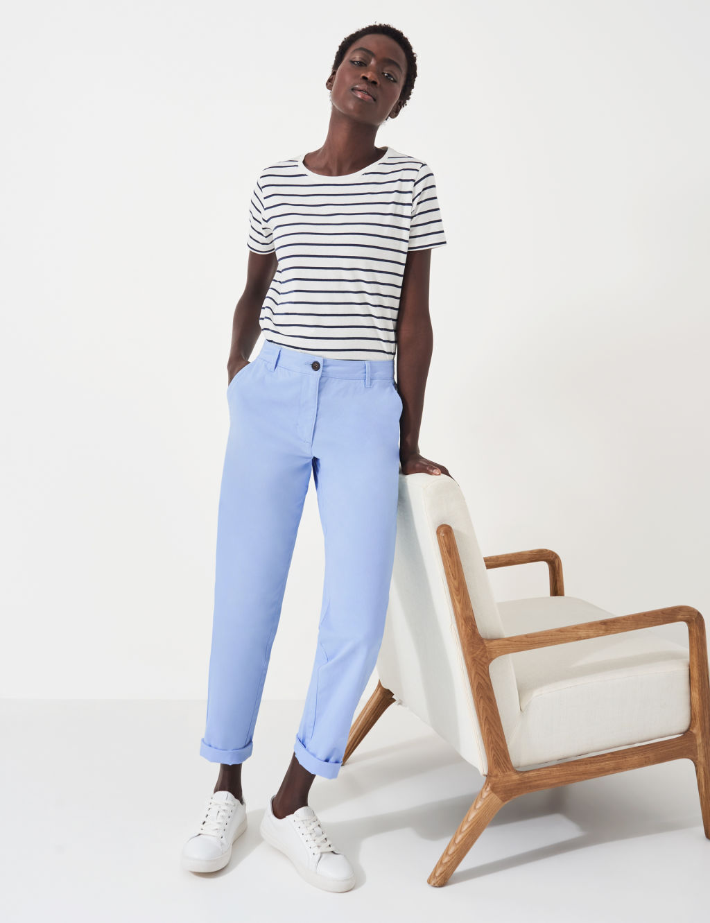 Cotton Rich Tapered Chinos