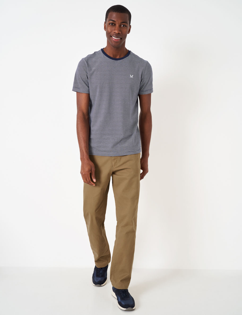 Regular Fit Pure Cotton Lightweight Chinos