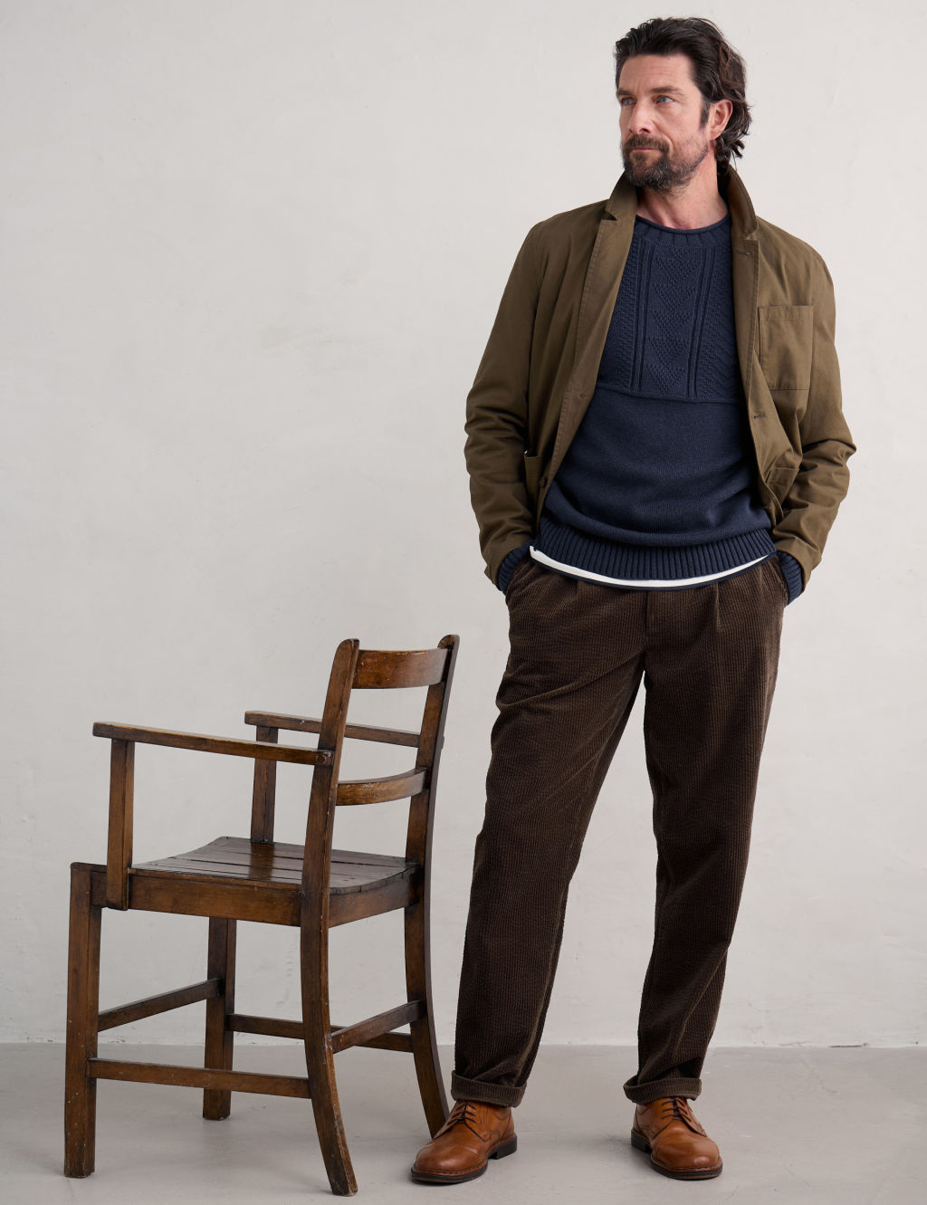Organic Cotton Corduroy Trousers