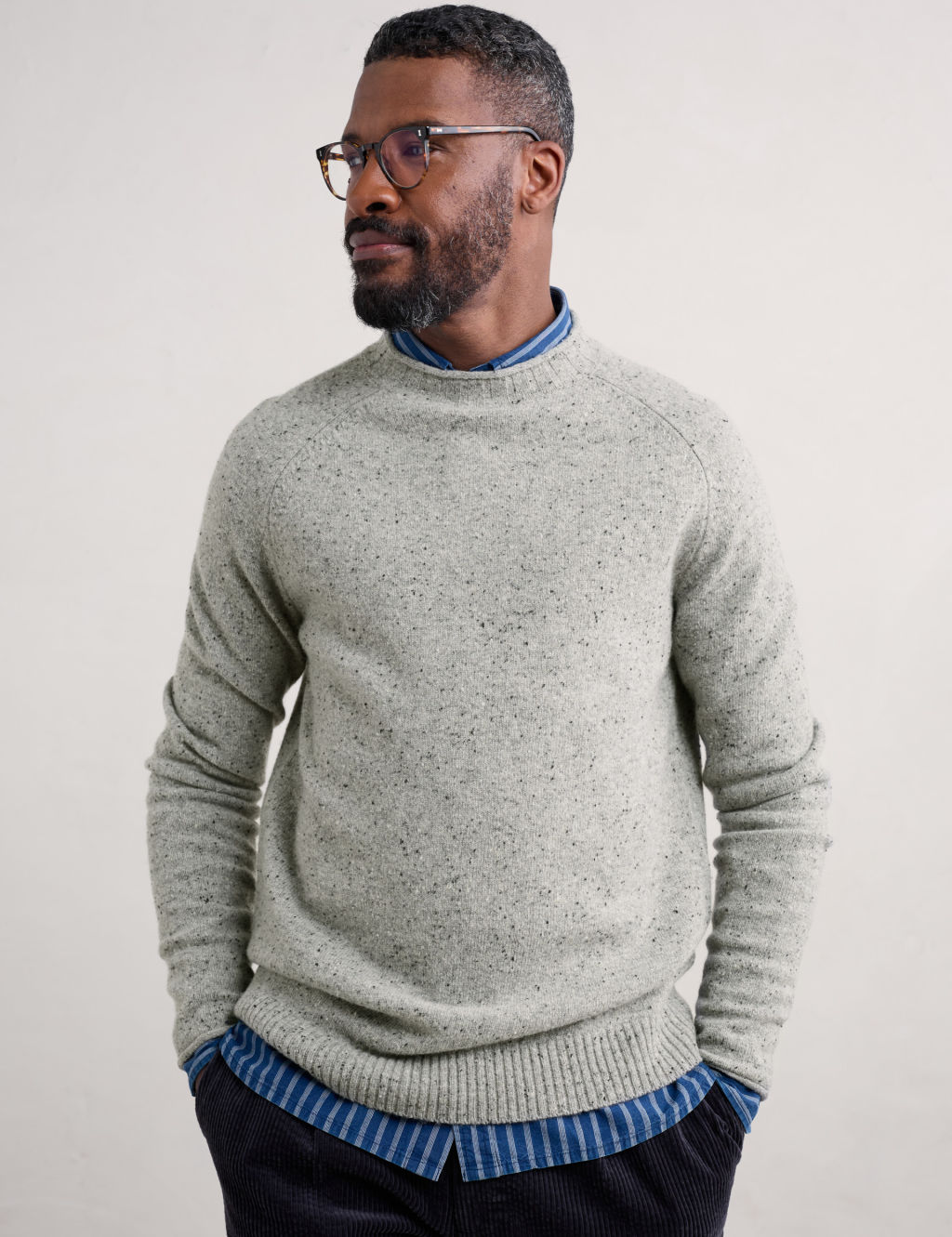 Lambswool Rich Crew Neck Jumper