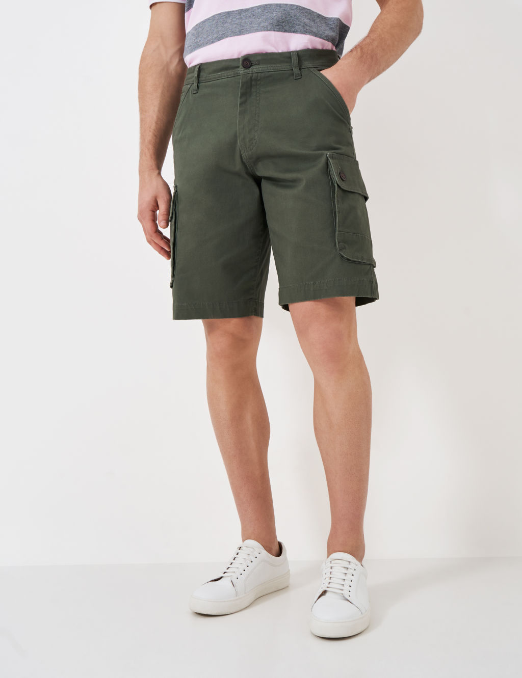 Casual Friday | M's Board Shorts | Non-Elastic | Double Cargo | Long Length