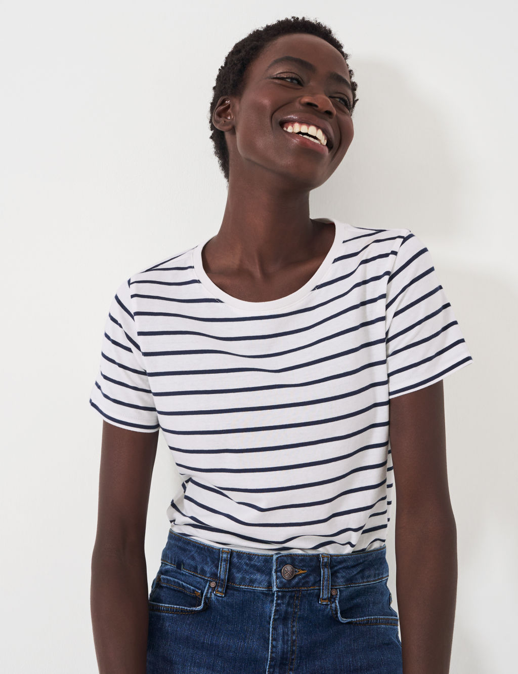 Pure Cotton Striped T-Shirt