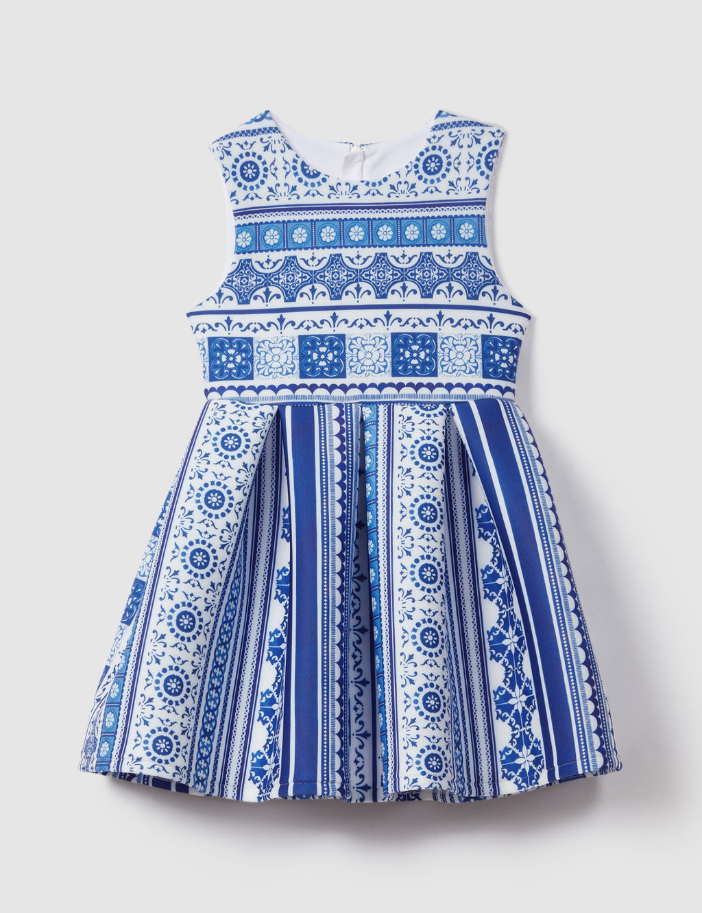 Tile Print Dress (4-14 Yrs)