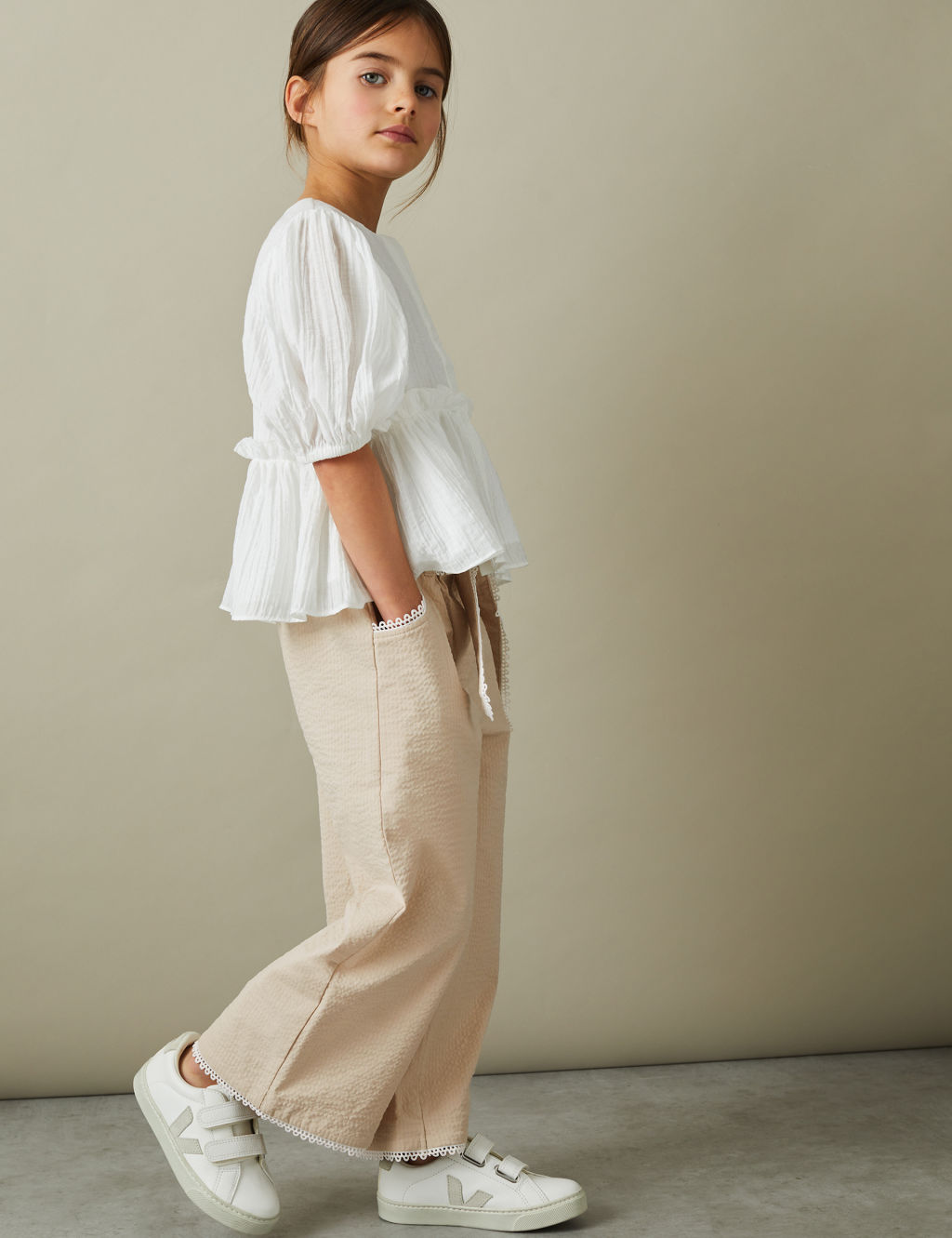 Cotton Rich Trousers (4-14 Yrs)