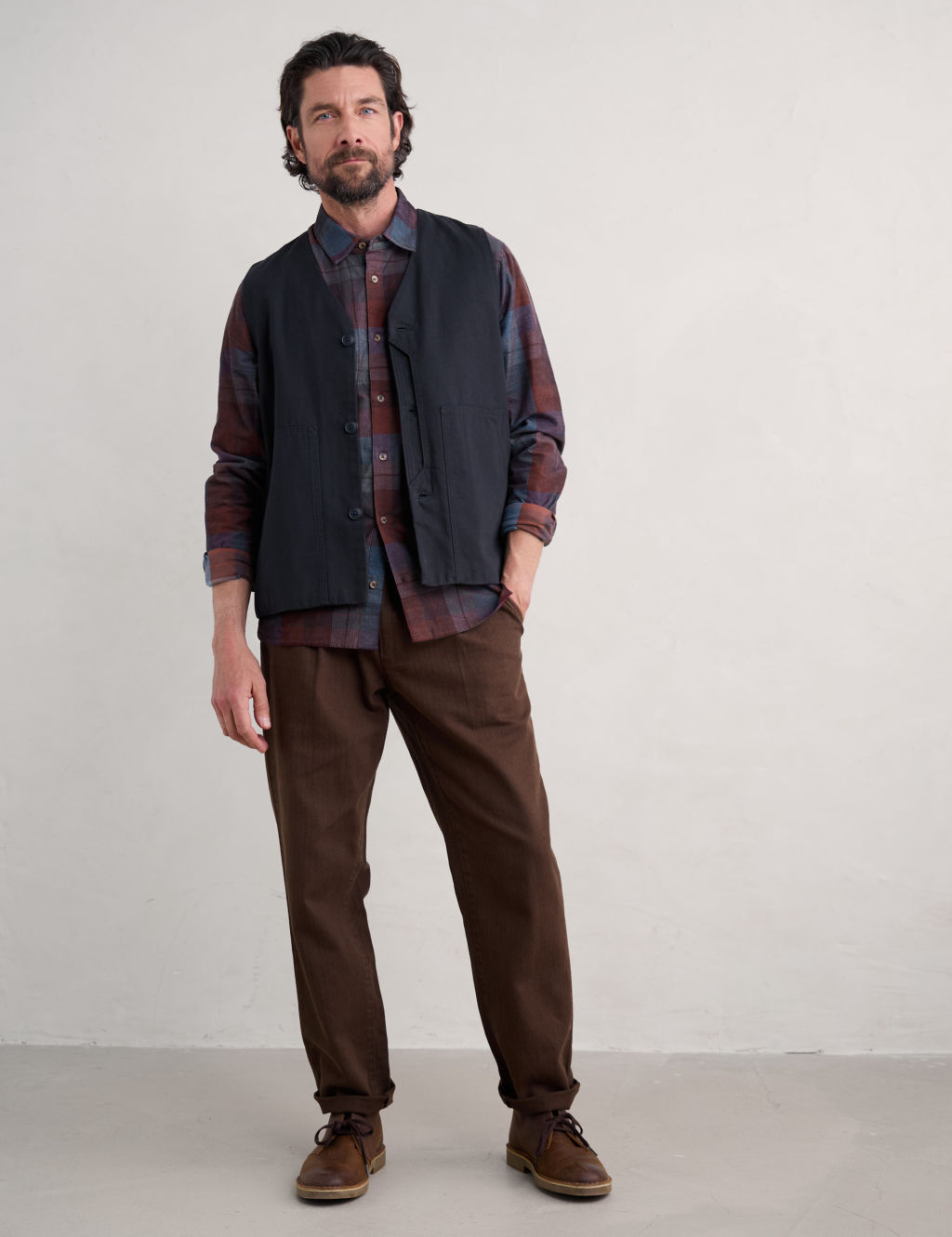 Pure Cotton Check Shirt