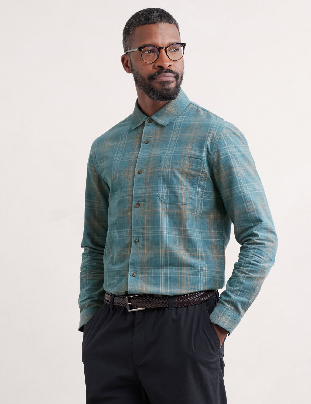 Pure Cotton Check Shirt