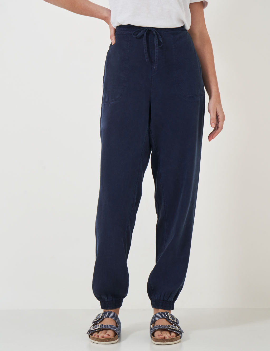 Pure Lyocell Drawstring Joggers