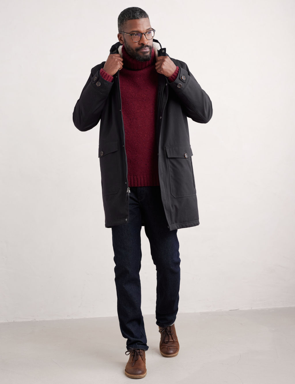Cotton Waterproof Parka Jacket