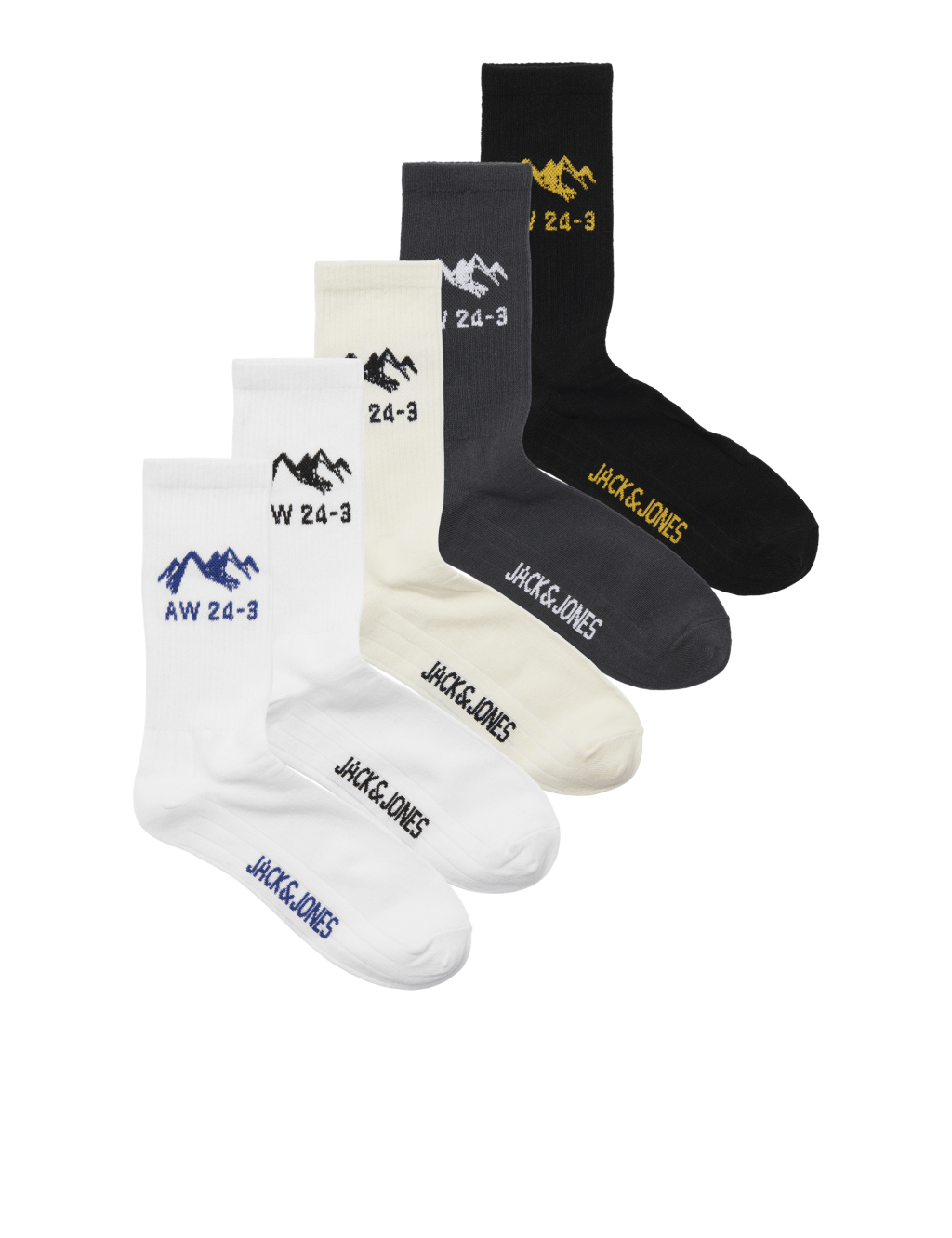 5pk Cotton Rich Sports Socks