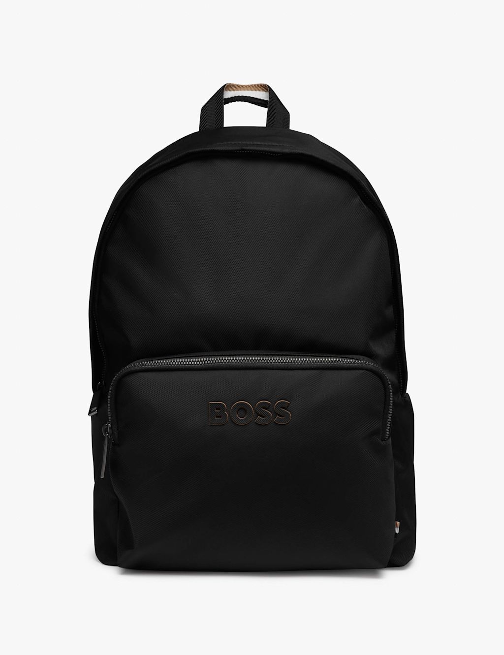 Boss Canvas Logo Backpack - Black