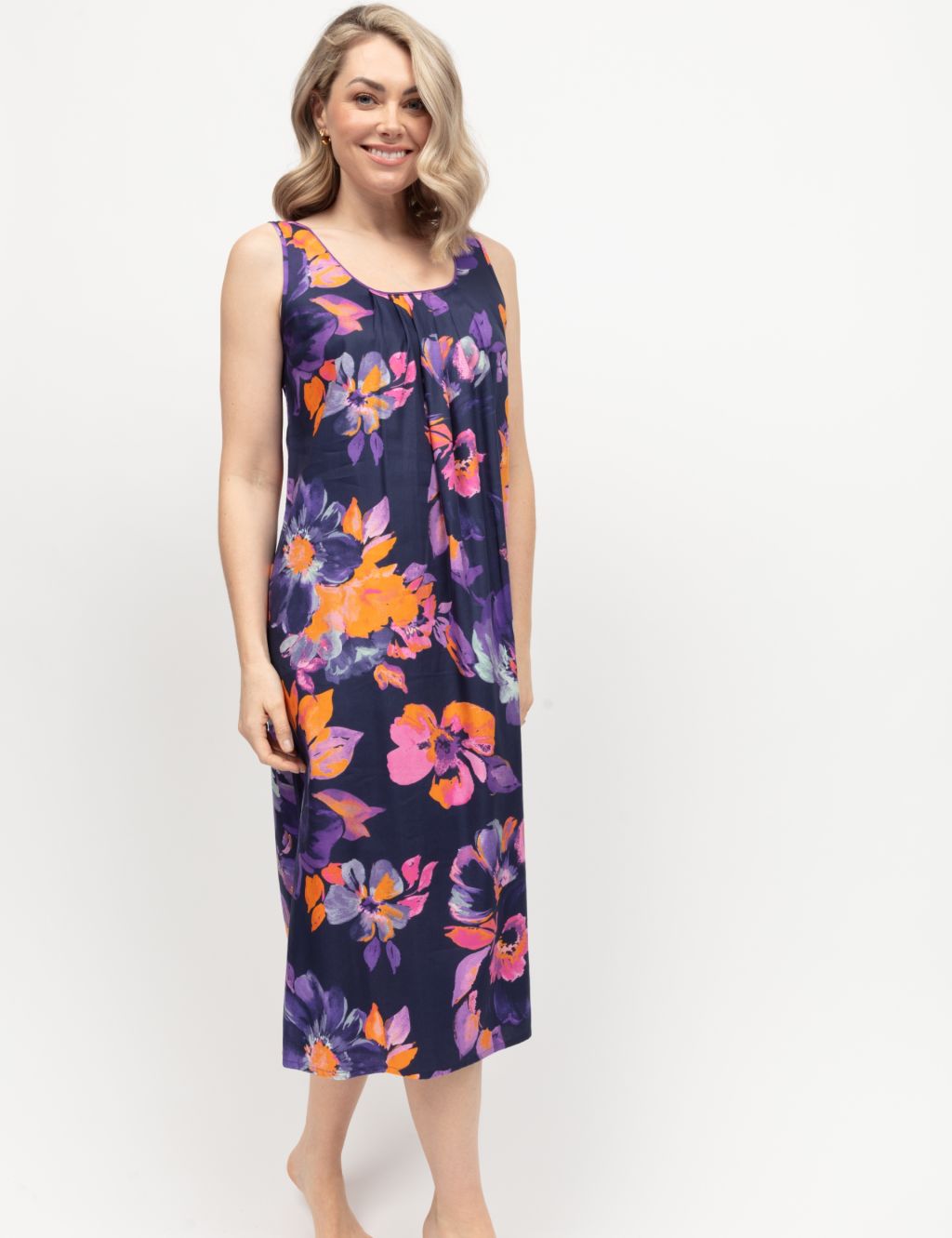 Cotton Modal Floral Nightdress