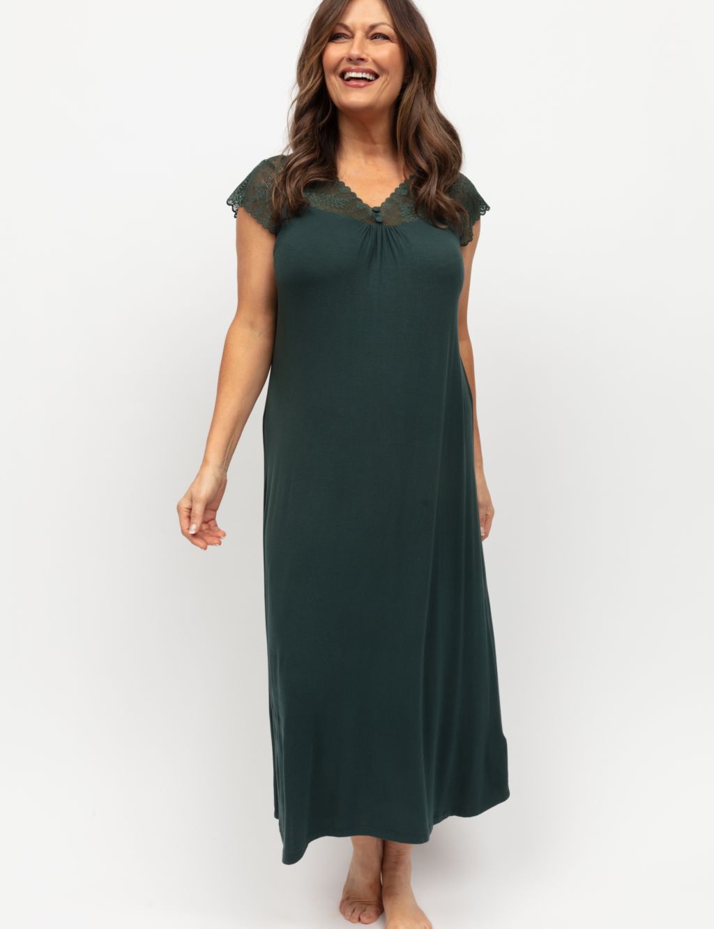 Jersey Modal Lace Nightdress