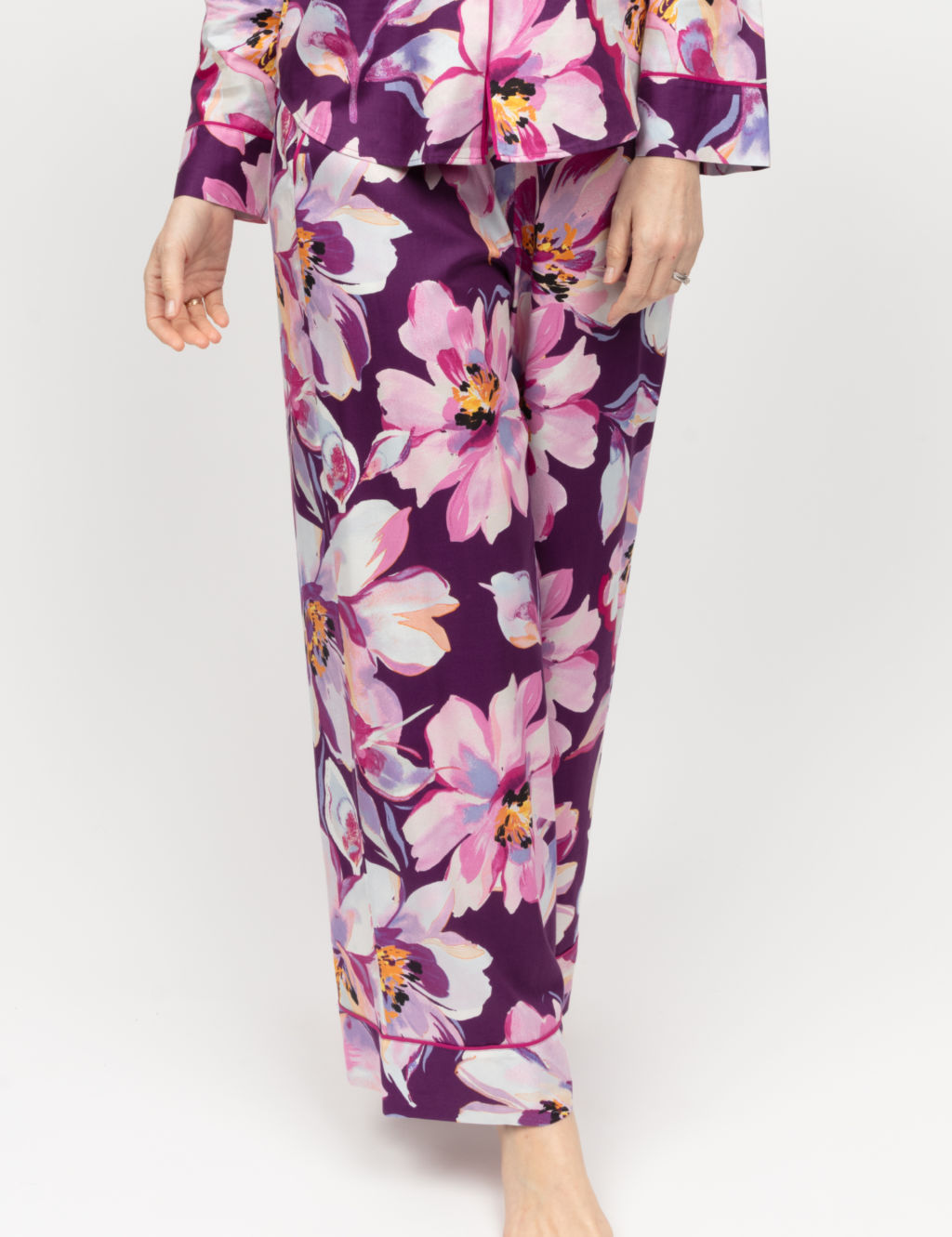 Cotton Rich Floral Pyjama Bottoms
