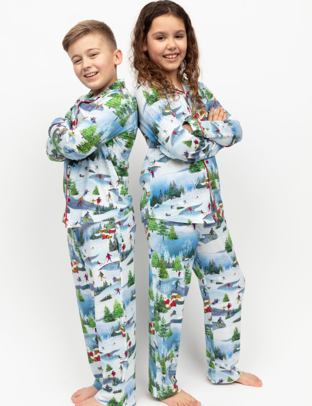 Cotton Rich Patterned Pyjamas (2-13 Yrs)