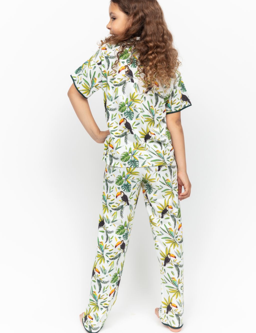 Cotton Blend Toucan Pyjamas (2-13 Yrs) 2 of 4