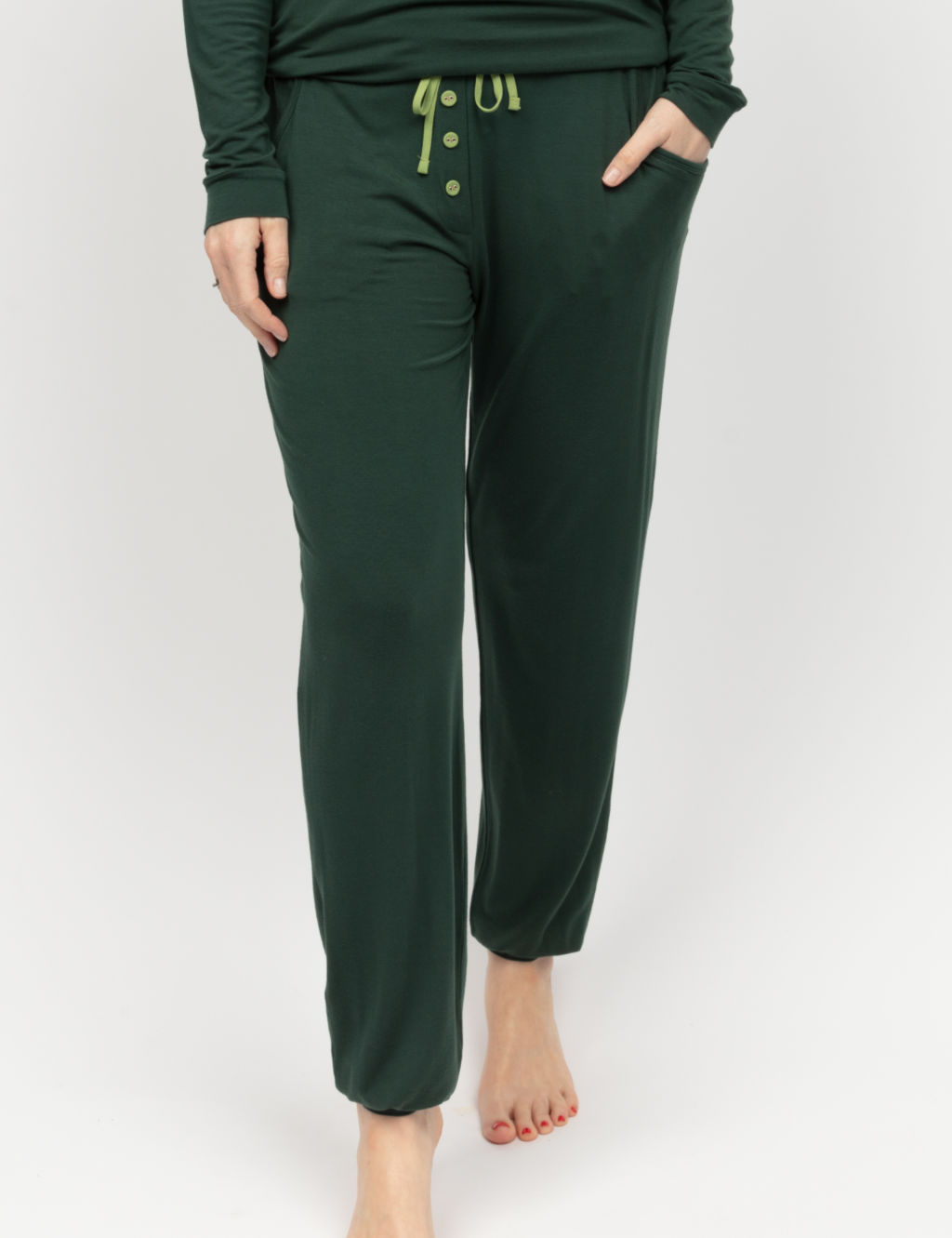 Modal Rich Cuffed Hem Pyjama Bottoms