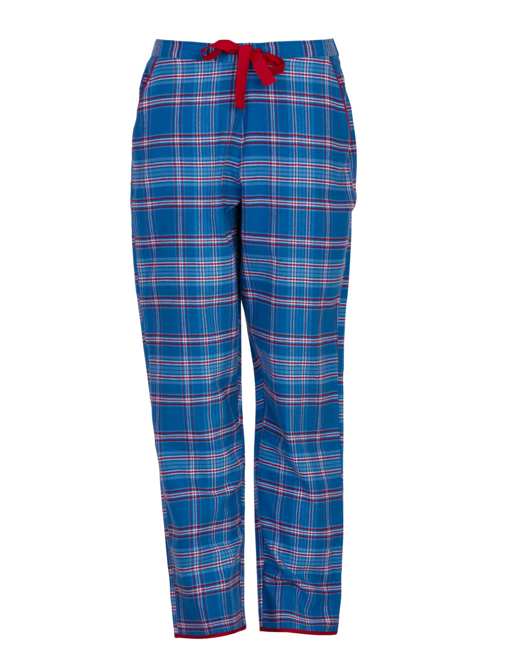 Pure Cotton Checked Pyjama Bottoms
