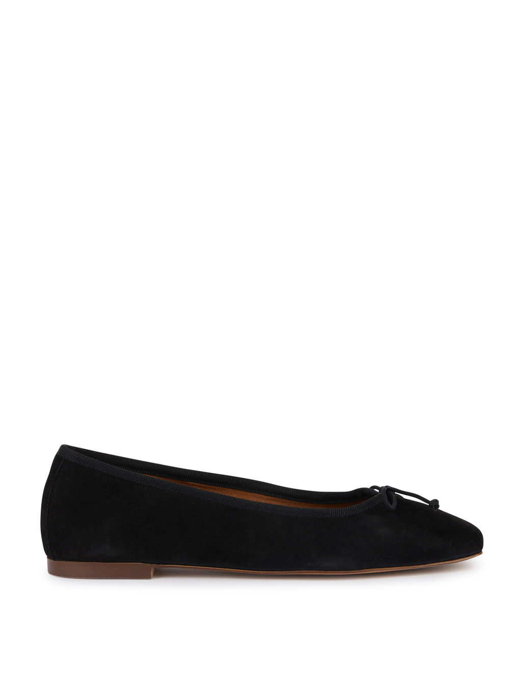 D Marsilea Suede Flat Ballet Pumps