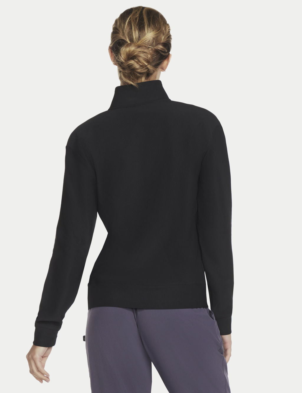 Go Luxe Ribbed Half Zip Sweatshirt 2 of 3