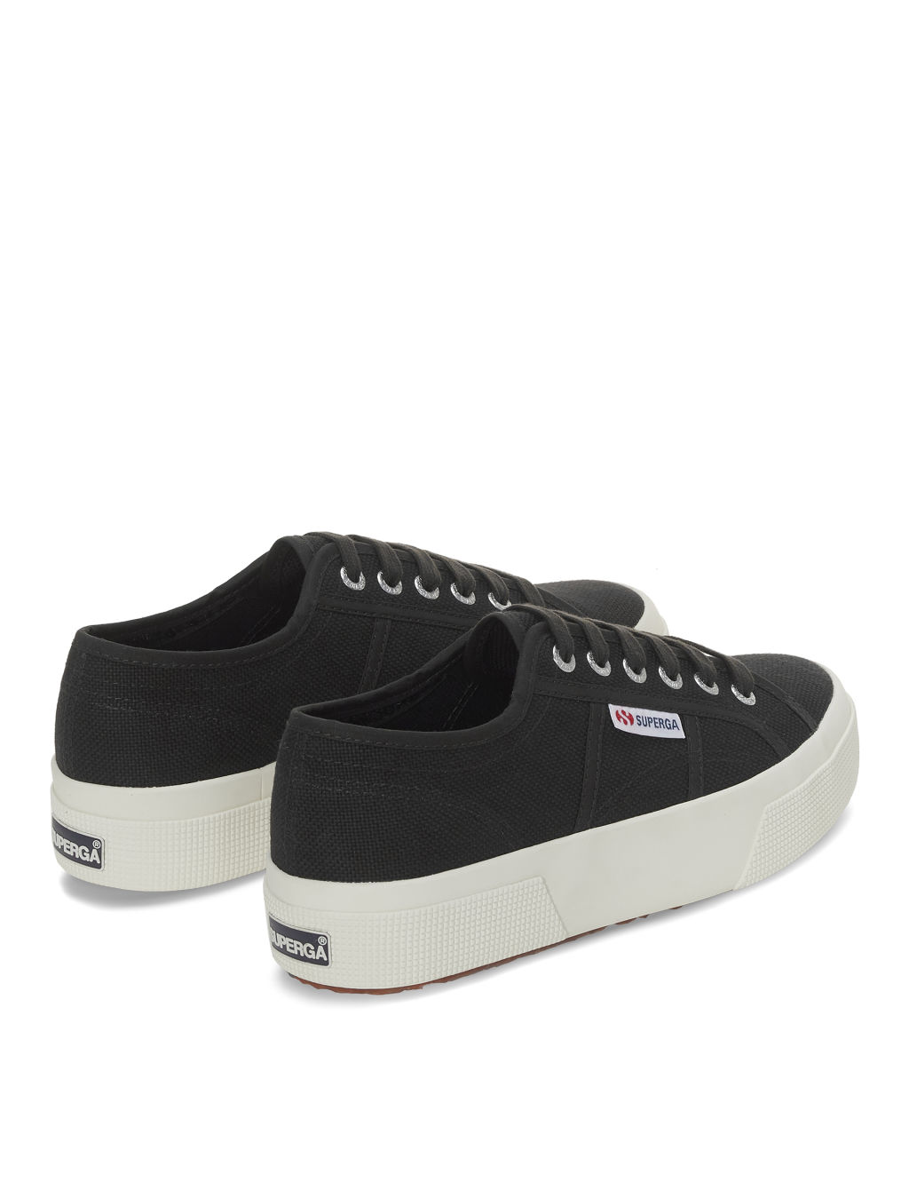 2740 Platform Canvas Lace Up Trainers 2 of 5