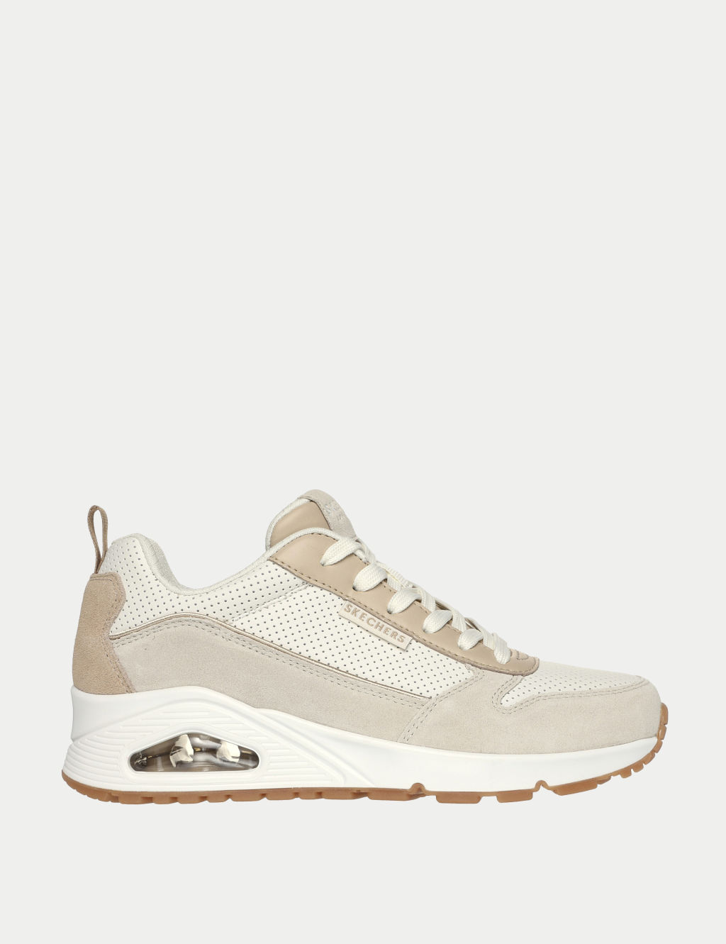 Uno 2 Much Fun Leather Lace Up Trainers