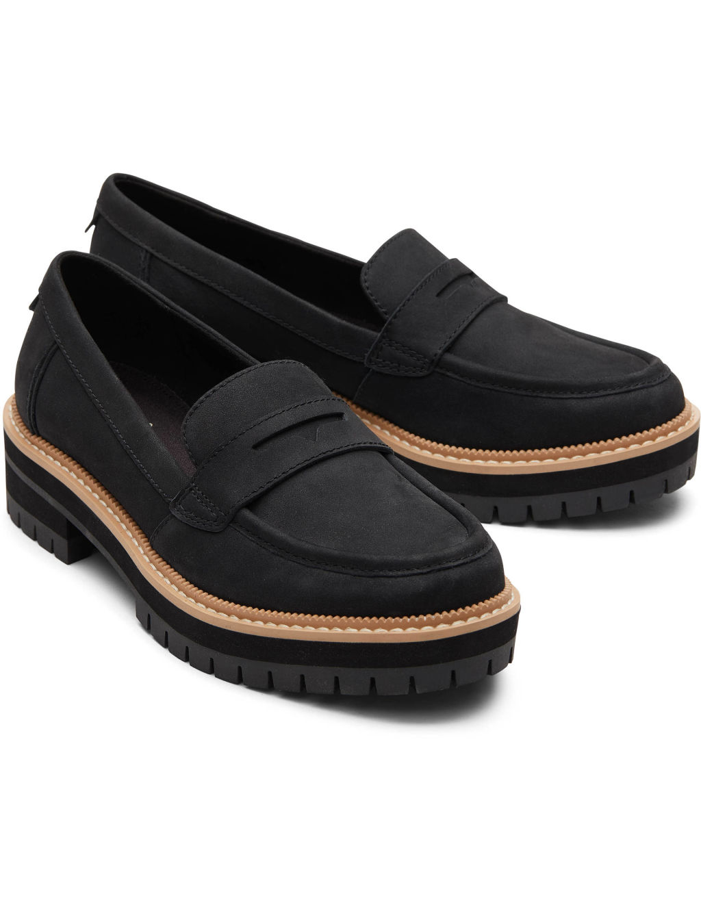 Suede Slip On Chunky Loafers 2 of 5