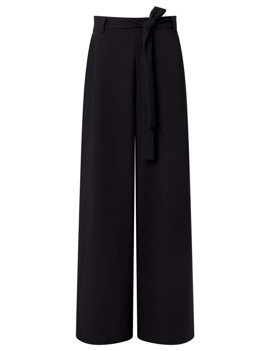 Belted Relaxed Wide Leg Trousers 1 of 3