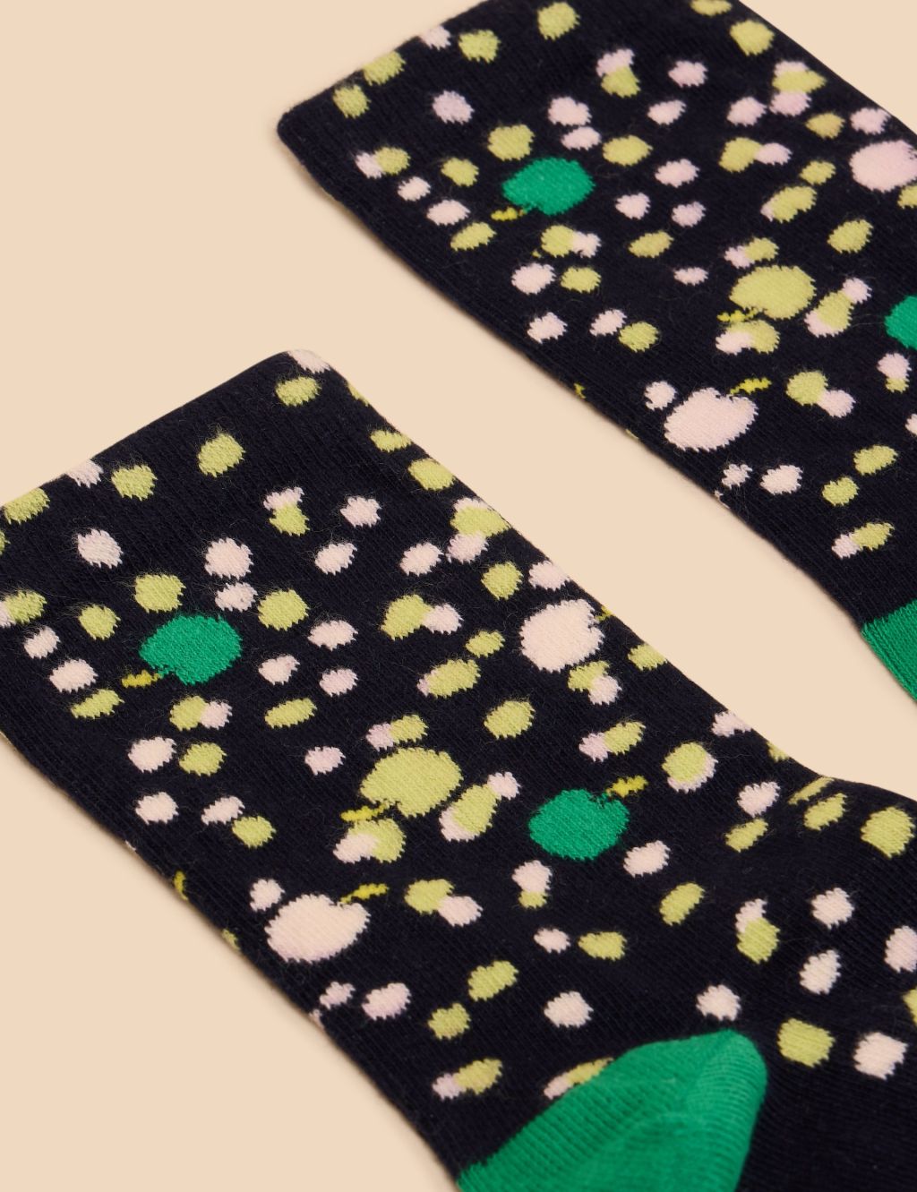 Cotton Rich Apple Ankle High Socks 2 of 2