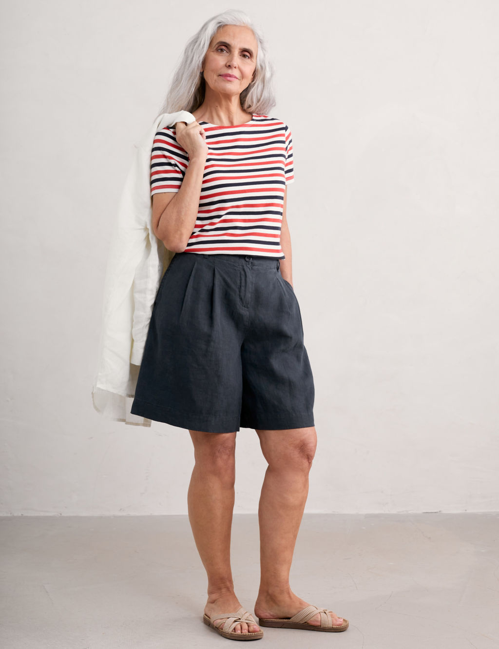 Pure Cotton Striped T-Shirt
