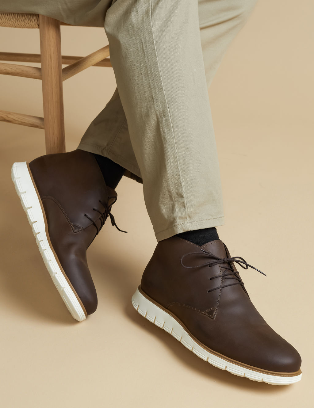 Leather Chukka Boots