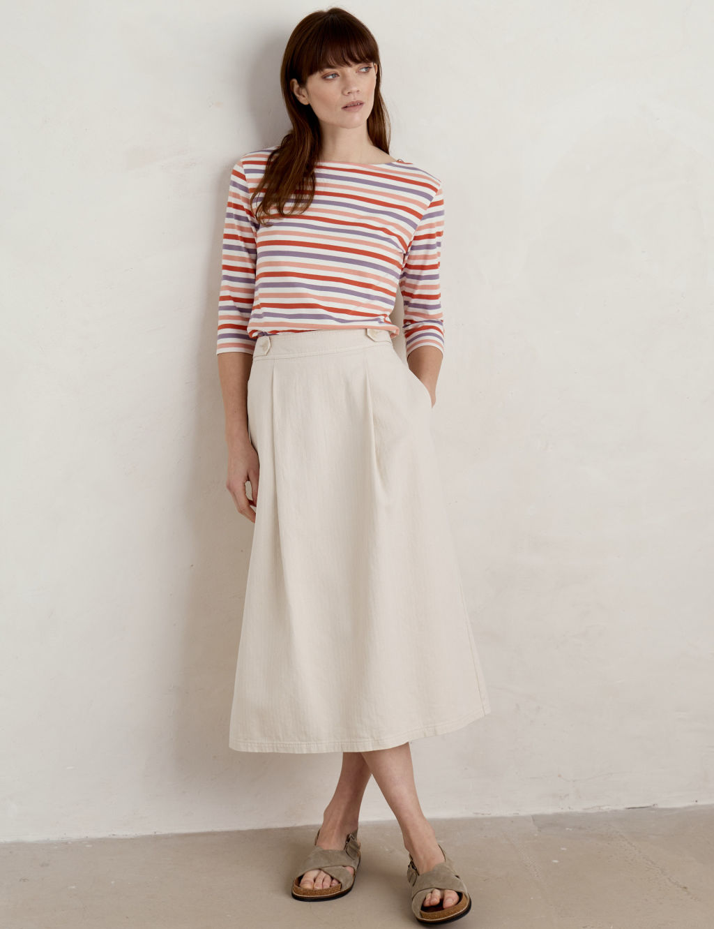 Cotton Striped Top