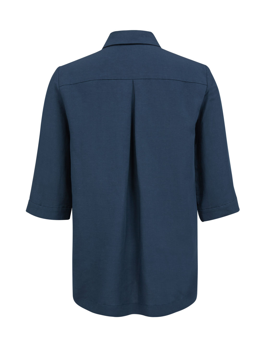 Linen Blend Pleat Detail Shirt 6 of 7