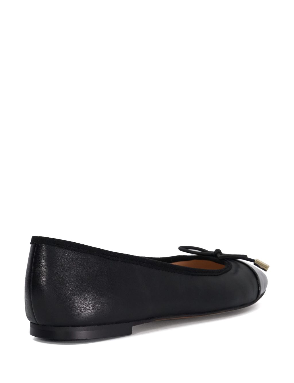 Leather Flat Ballet Pumps 2 of 5