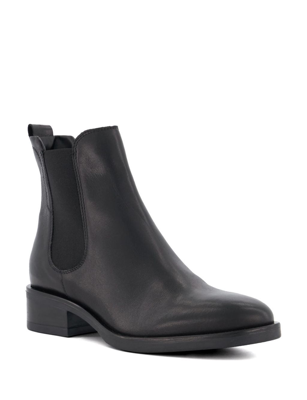 Leather Chelsea Flat Ankle Boots 1 of 4