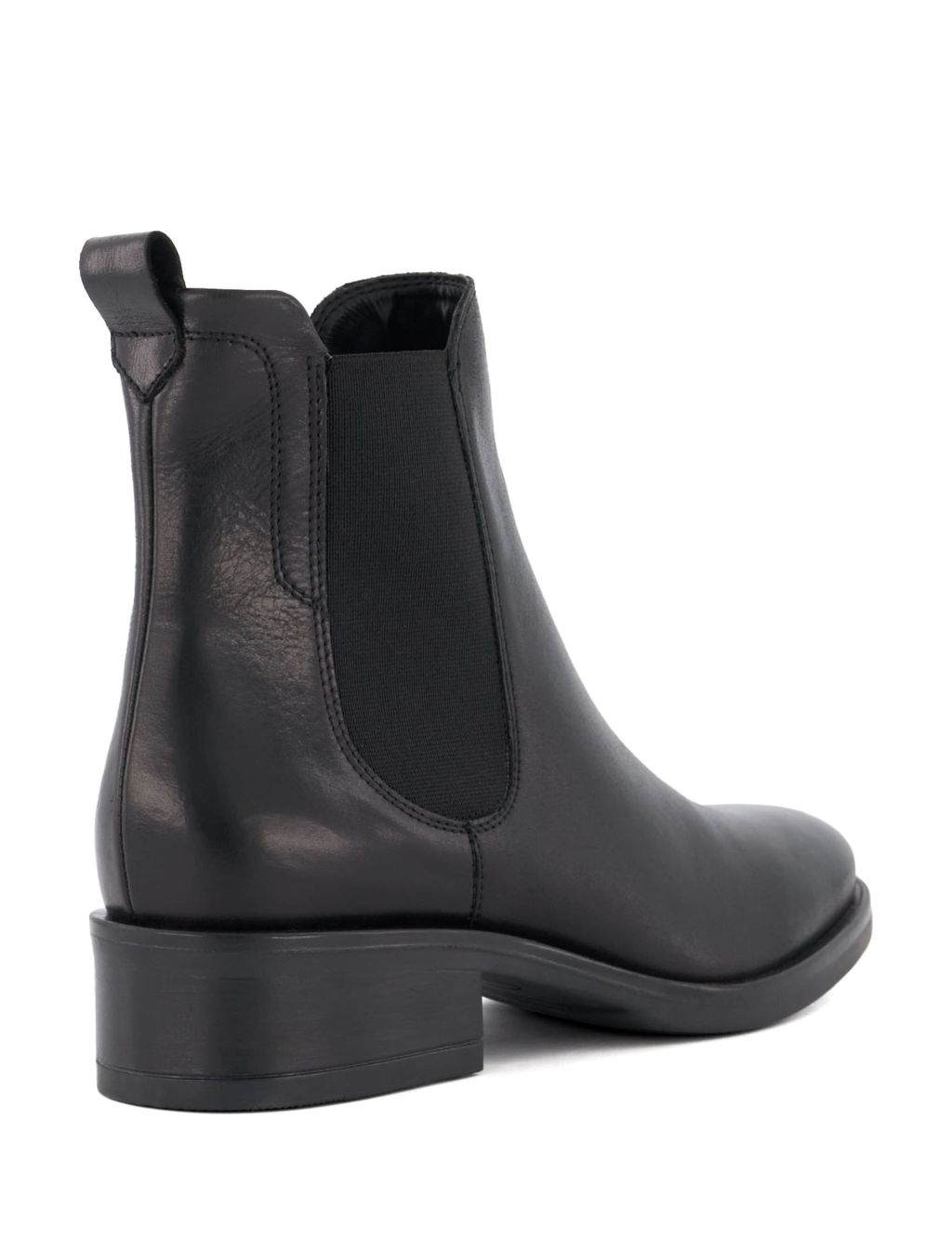 Leather Chelsea Flat Ankle Boots 2 of 4
