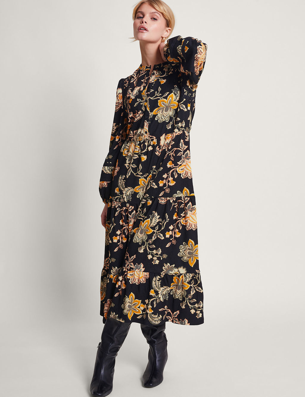 Floral Midaxi Shirt Dress | Monsoon | M&S