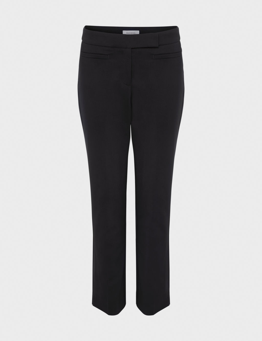 Cotton Blend Slim Fit Trousers 1 of 5