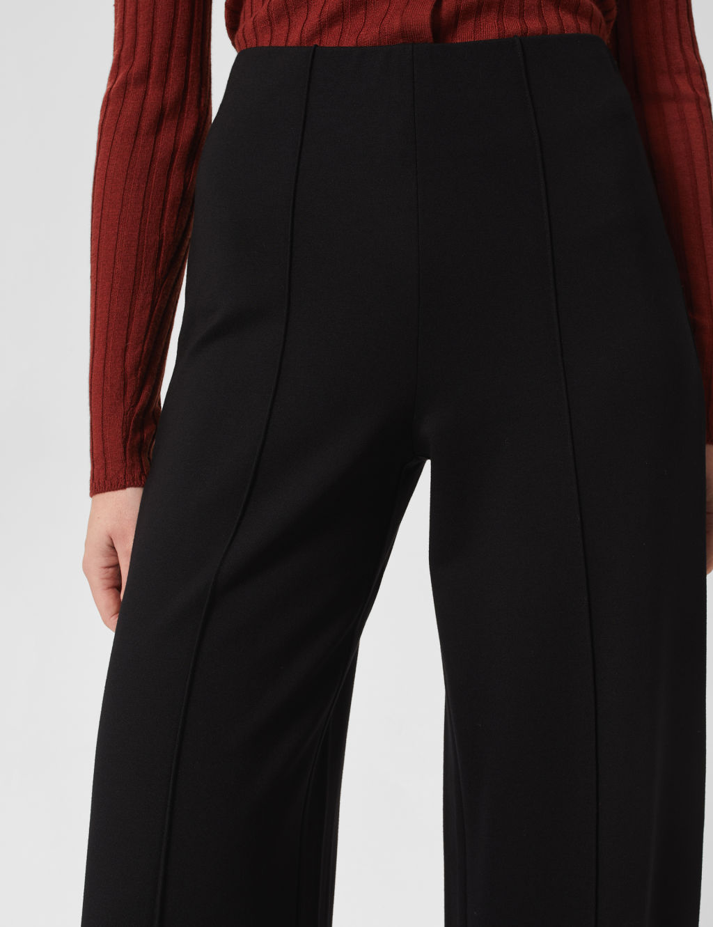 Seam Detail Wide Leg Trousers 2 of 5