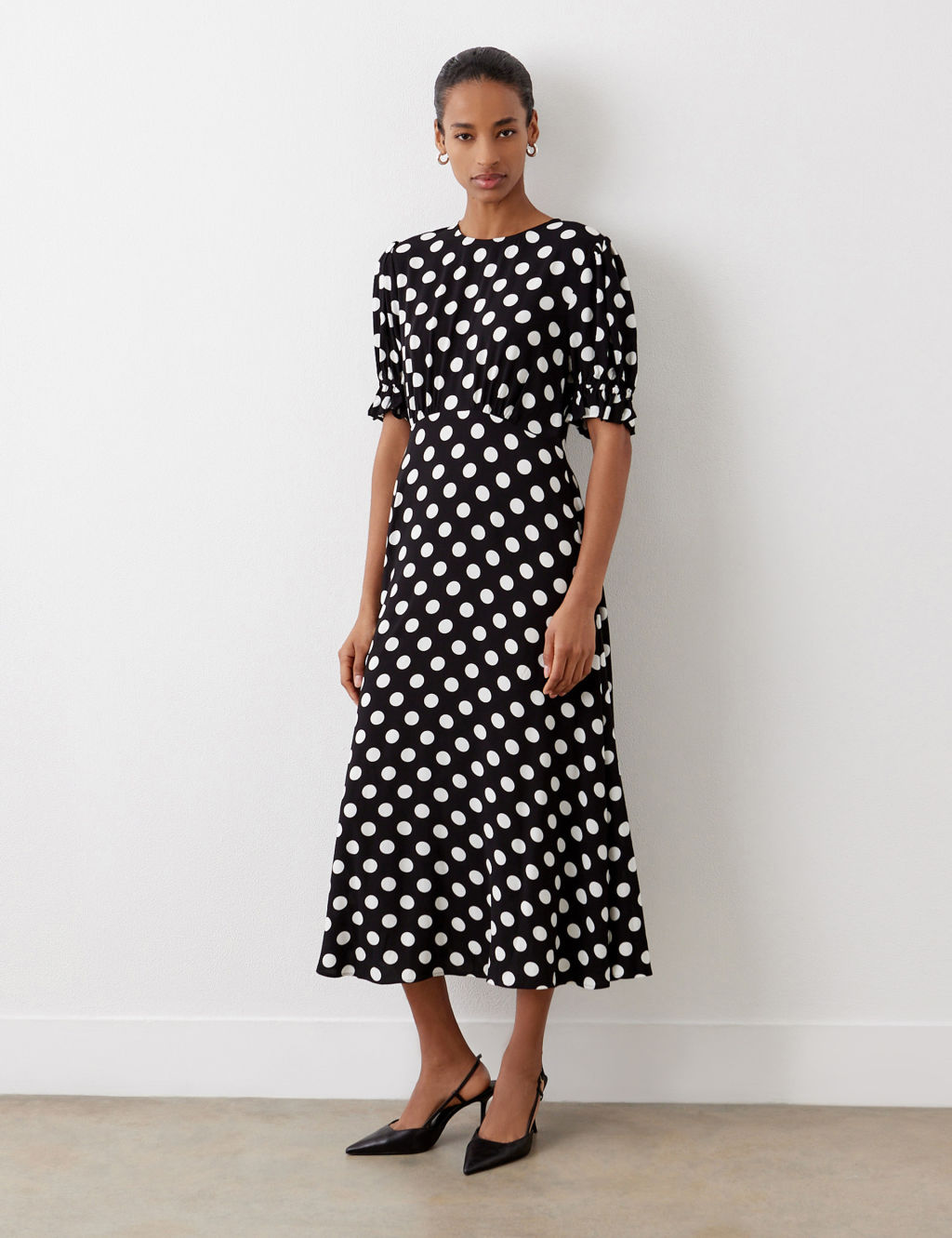 Marks and spencer polka dot dress new arrivals