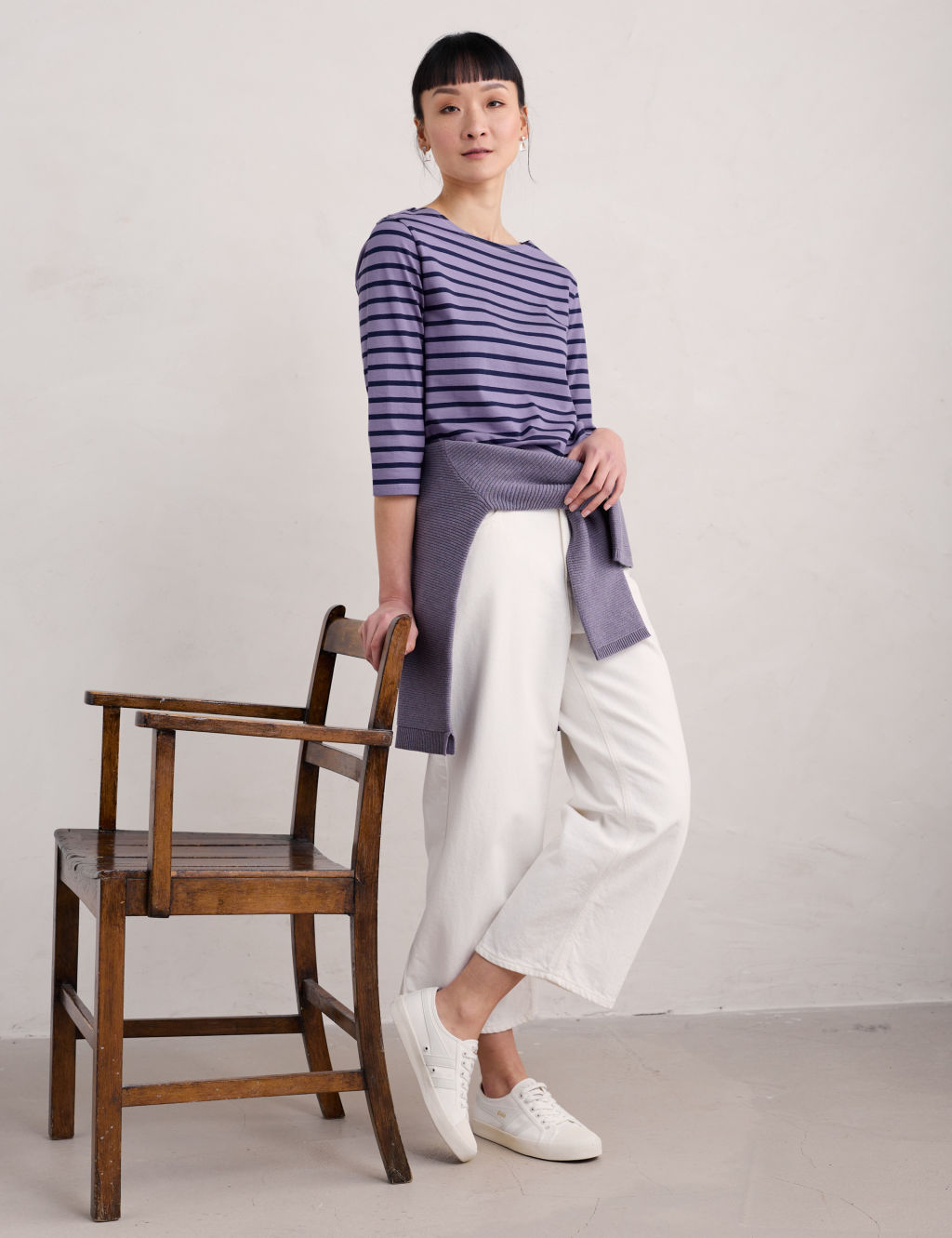 Pure Cotton Striped Top