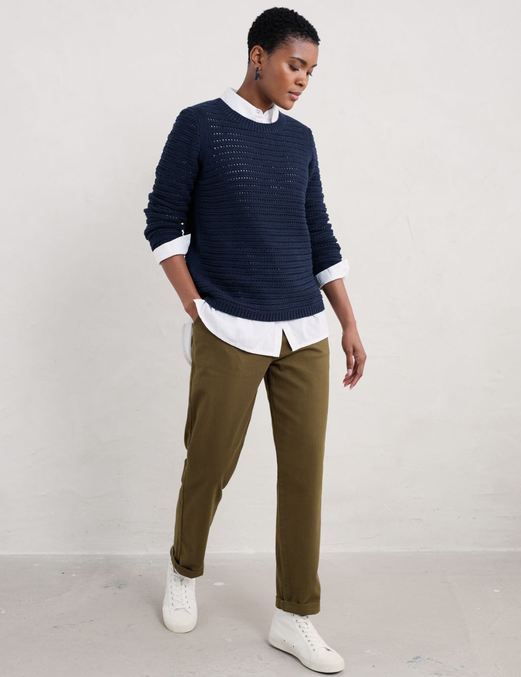 Mellow green trousers