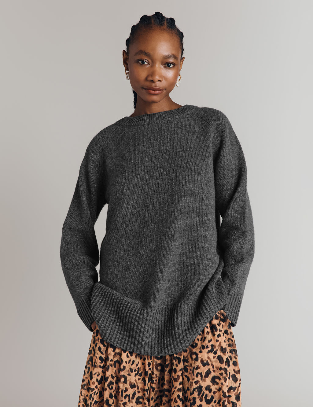 Wool Rich Textured Jumper