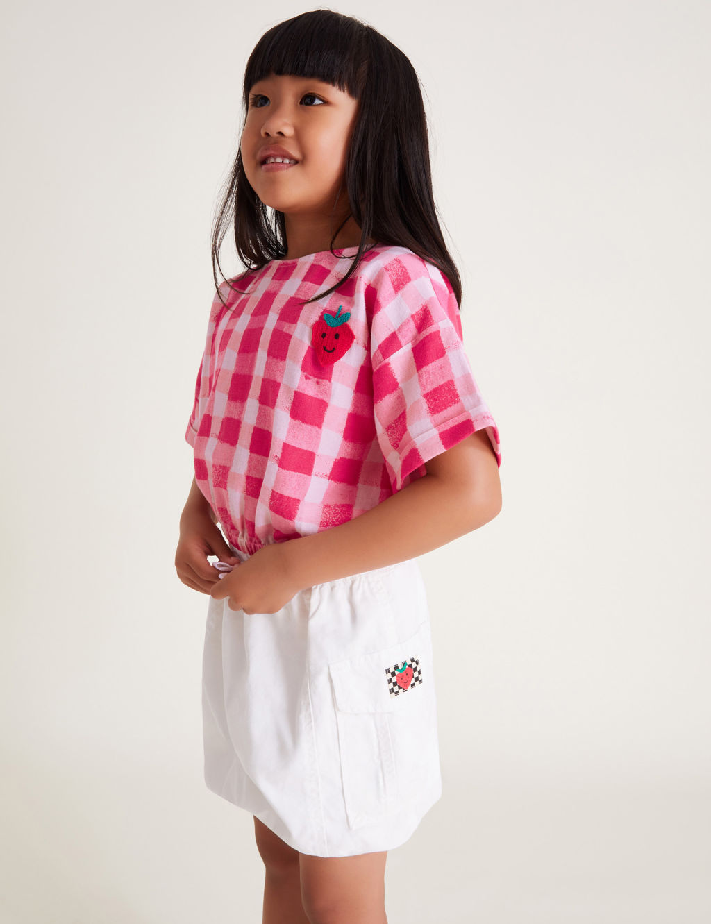 Pure Cotton Cargo Skirt (3-13 Yrs)